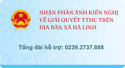 NHẬN PHẢN ÁNH KIẾN NGHỊ VỀ GIẢI QUYẾT TTHC TRÊN ĐỊA BÀN TRẦN PHÚ