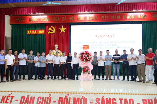 Xã Hà Linh gặp mặt doanh nghiệp, doanh nhân nhân Ngày Doanh nhân Việt Nam 13/10 