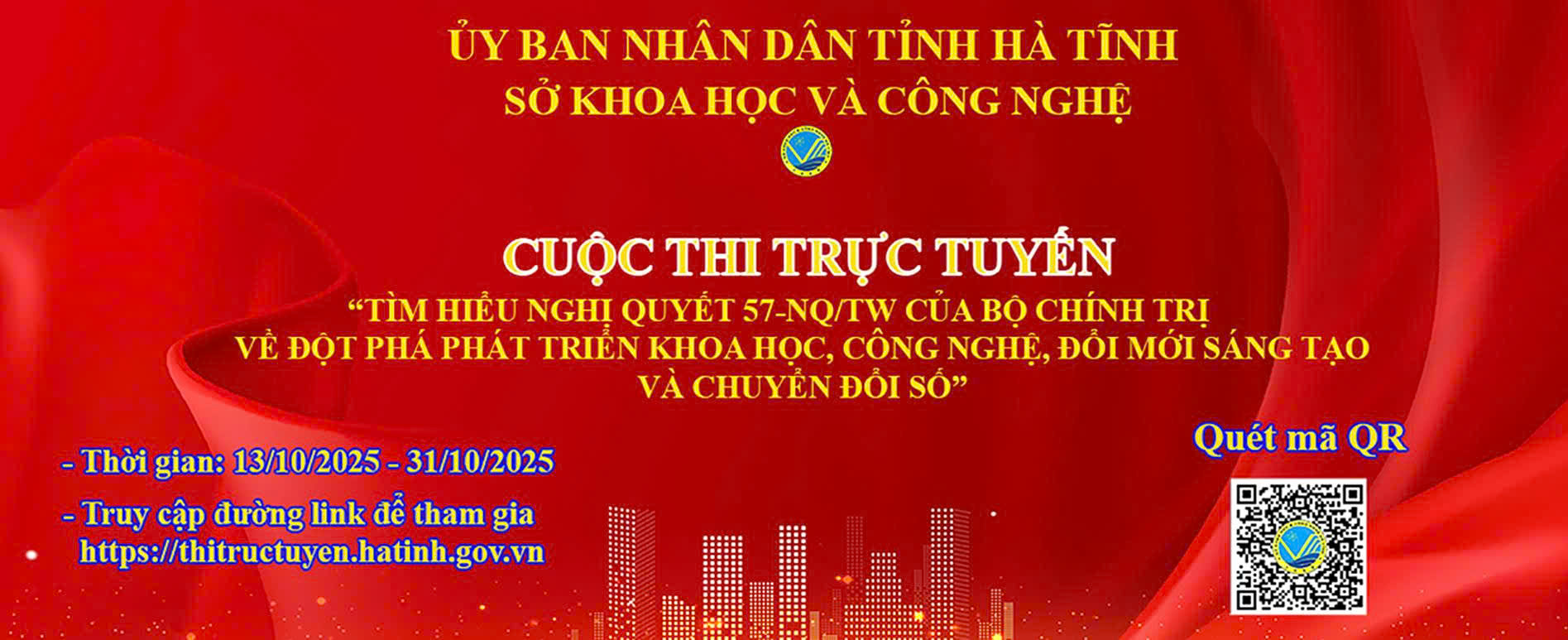 CUỘC THI TRỰC TUYẾN “TÌM HIỂU NGHỊ QUYẾT SỐ 57-NQ/TW”  